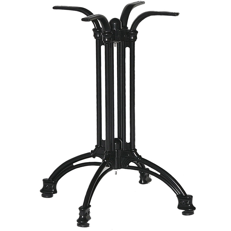 TAVOLI 4 Outdoor-Tischgestell für runde & quadratische Tische Farbe: schwarz