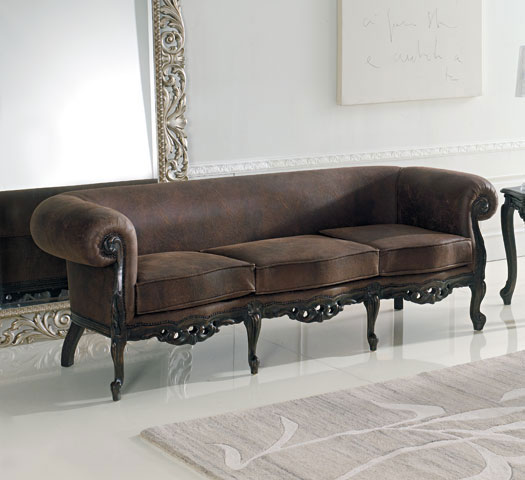 2-Sitzer Sofa FEBO im "Chesterfield" Interpretation eines Barockmöbels