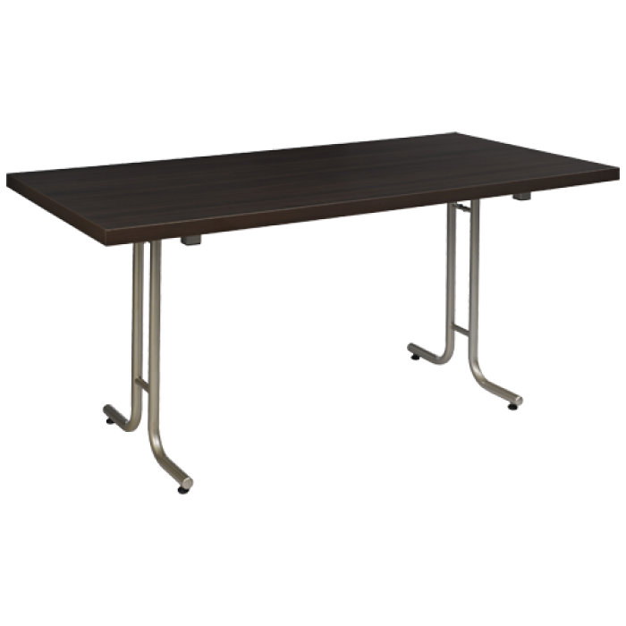 PREMIUM CFTS Klapptisch mit aufgedoppelter Tischplatte und T-Fuss-Gestell