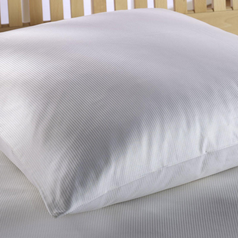 Luna Bettwäsche Mischgewebe 140 g/m² Streifsatin 2 mm weiß