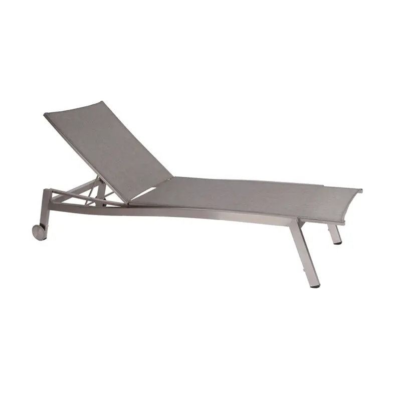 ALLROUND Outdoor Rollenliege von STERN® - Hantermann - Der Hotelausstatter Allround Sonnenliege von STERN mit Edelstahl-Gestell für moderne Terrassen und Poolanlagen