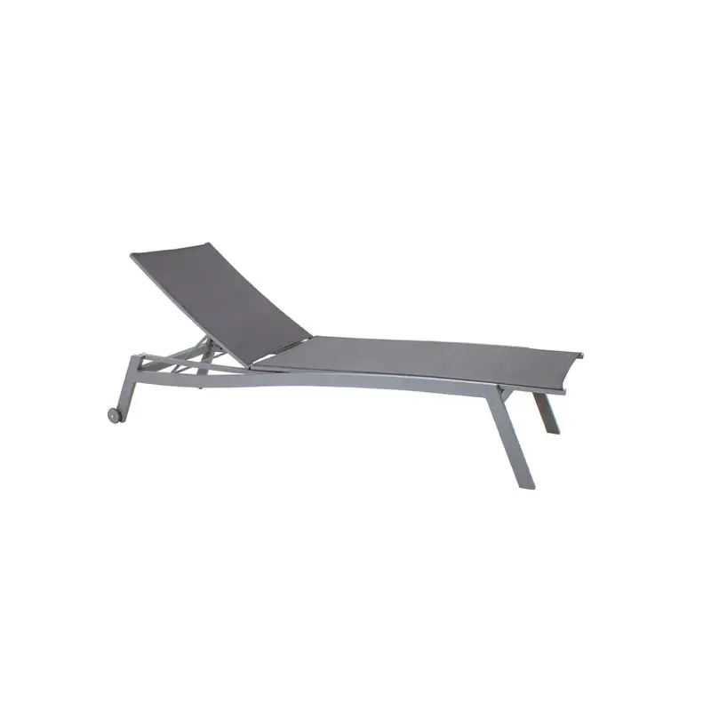 ALLROUND Rollenliege von STERN® in Taupe - Hantermann - Der Hotelausstatter Allround Sonnenliege von STERN, leichte Aluminium-Liege für Terrasse, Garten und Pool