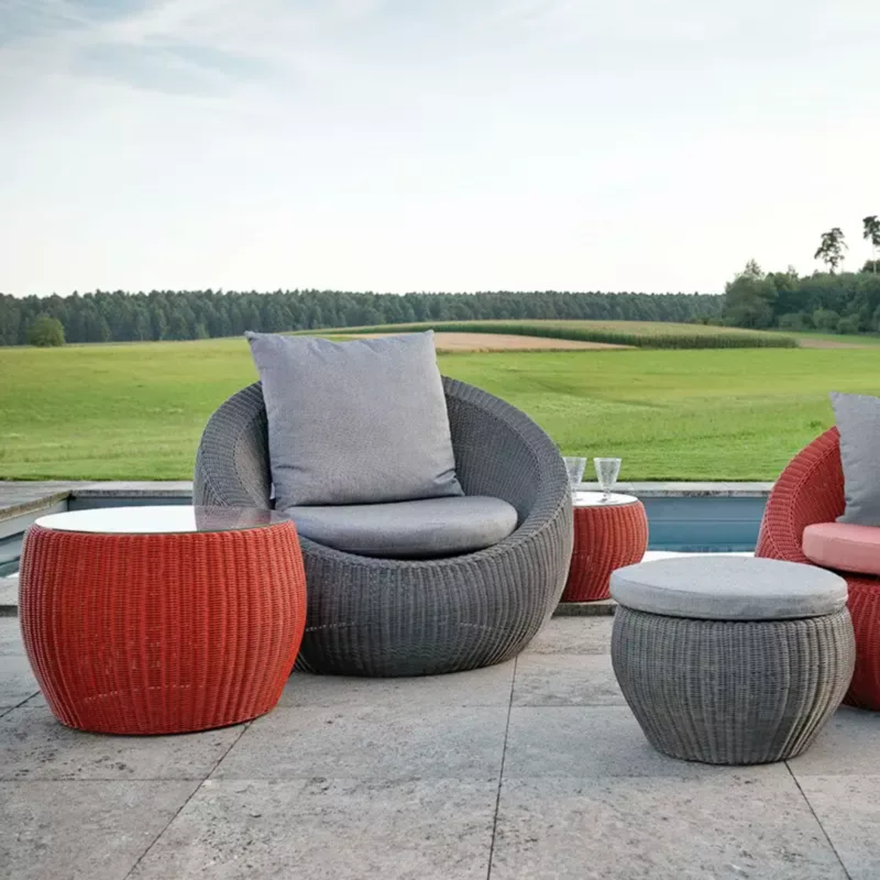 ANNY Outdoor Lounge-Sessel basaltgrau-seidengrau by STERN® – Bild 4
