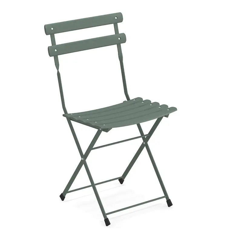 ARC EN CIEL 314 EMU® Klappstuhl in Grün – natürliche Farbe für draußen - Hantermann - Der Hotelausstatter Arc en Ciel 314 Klapptisch von EMU, kompakter Outdoor-Tisch für Balkon und Garten