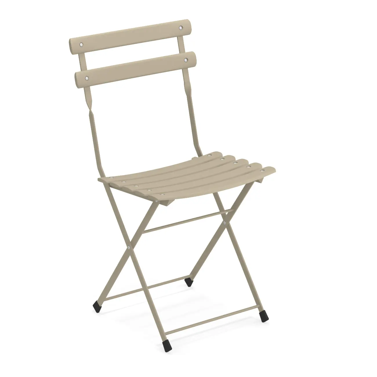 ARC EN CIEL 314 EMU® Klappstuhl in Sand – dezentes Design für draußen - Hantermann - Der Hotelausstatter Arc en Ciel 314 Klapptisch von EMU, kompakter Outdoor-Tisch für Balkon und Garten