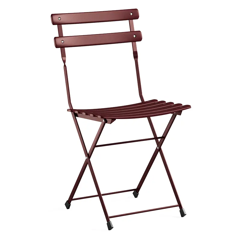 ARC EN CIEL 314 Terrassen-Klappstuhl EMU® in Bordeauxrot - Hantermann - Der Hotelausstatter Arc en Ciel 314 Klapptisch von EMU, kompakter Outdoor-Tisch für Balkon und Garten