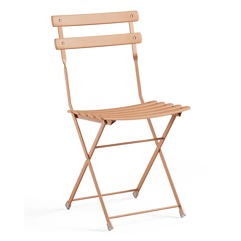 ARC EN CIEL 314 Terrassen-Klappstuhl EMU® in Pfirsich - Hantermann - Der Hotelausstatter Arc en Ciel 314 Klapptisch von EMU, kompakter Outdoor-Tisch für Balkon und Garten