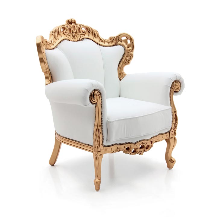 Barocksessel PALERMO Blattgold Profilaufnahme - Hantermann - Der Hotelausstatter Barocksessel PALERMO Blattgold Profilaufnahme
