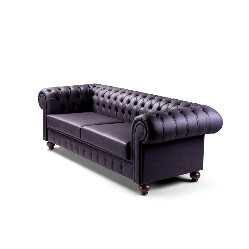 Chesterfield Sofa Nr. 11 – klassisches Designsofa mit edler Knopfheftung und großzügigem Sitzkomfort - Hantermann - Der Hotelausstatter Chesterfield Sofa Nr. 11 mit tief geknöpfter Rückenlehne und gerundeten Armlehnen in eleganter Ausführung