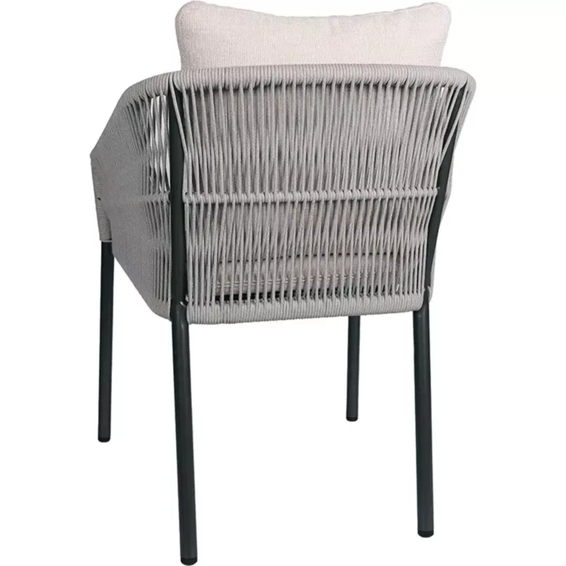 JELLA Stapelsessel anthrazit/Kordel Stone by STERN® – Bild 2