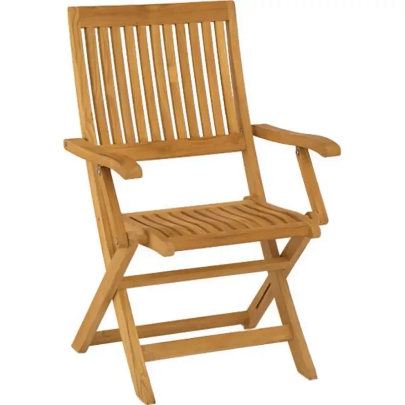 MALAGA Outdoor Balkon-Klappsessel aus Teak - Hantermann - Der Hotelausstatter MALAGA Outdoor Balkon-Klappsessel von STERN® aus Teakholz mit Armlehnen und klassischem Lattendesign