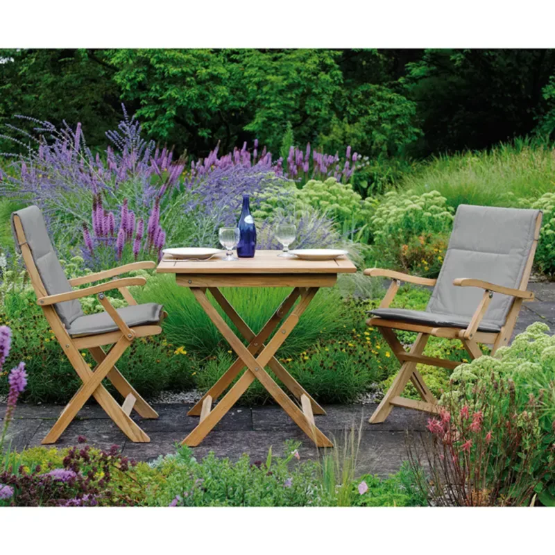 MALAGA Outdoor Balkon-Klappsessel aus Teak by STERN® – Bild 3