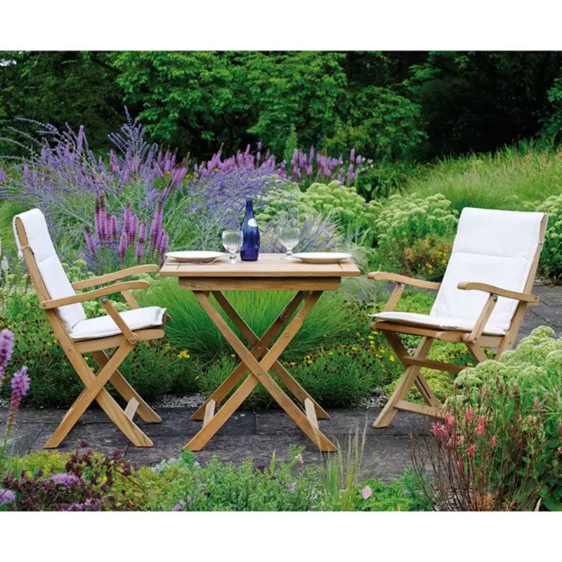 MALAGA Outdoor Balkon-Klappsessel aus Teak by STERN® – Bild 4