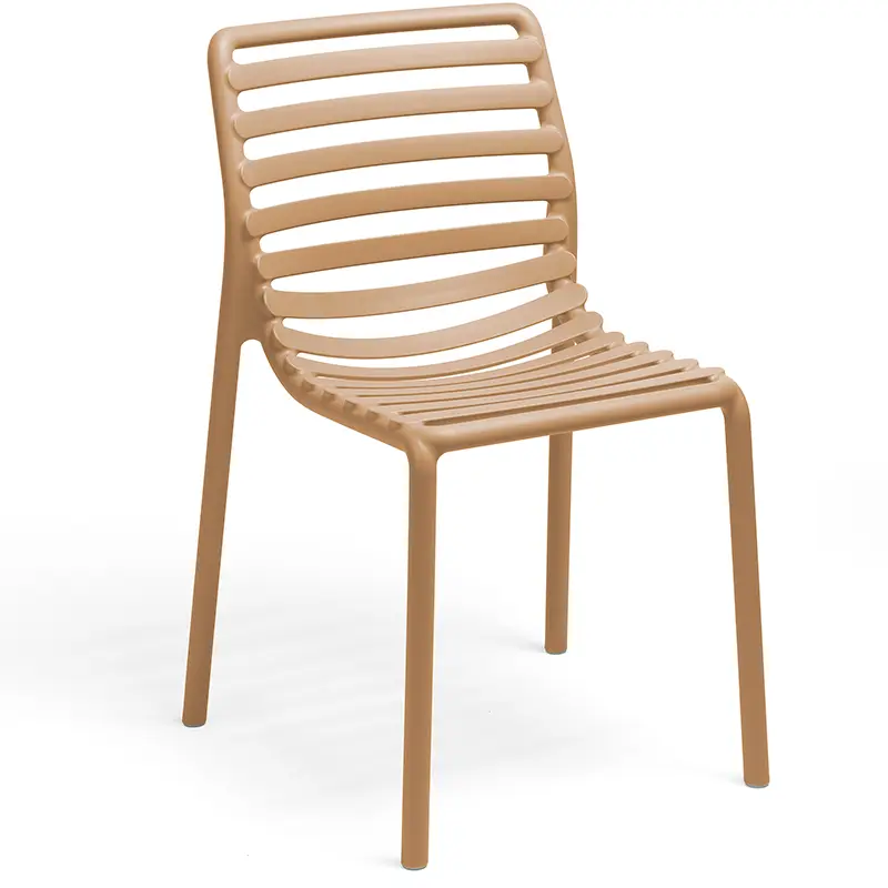 Nardi DOGA BISTROT Terrassenstuhl – stapelbarer Kunststoffstuhl in Beige - Hantermann - Der Hotelausstatter Nardi DOGA BISTROT Terrassenstuhl in Beige aus Kunststoff, stapelbar für Gastronomie, Hotel und Terrasse