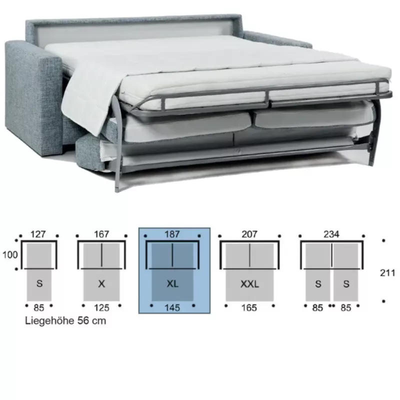 NOBLESSE Bettsofa - Das 3-Sekunden-Bett – Bild 7