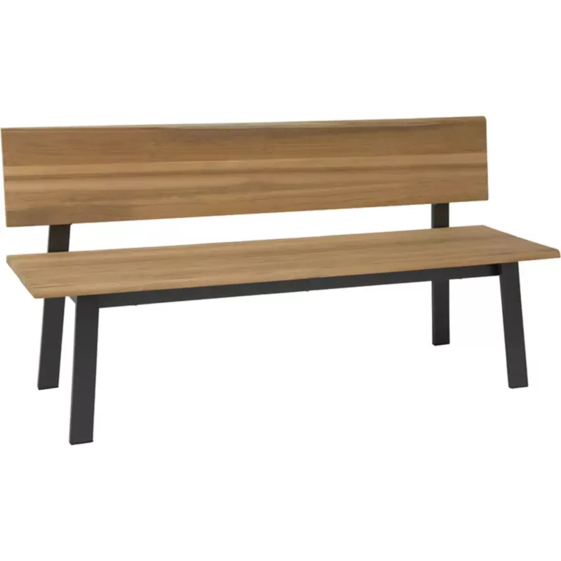 SAM Outdoor Teakholz-Bank anthrazit by STERN®