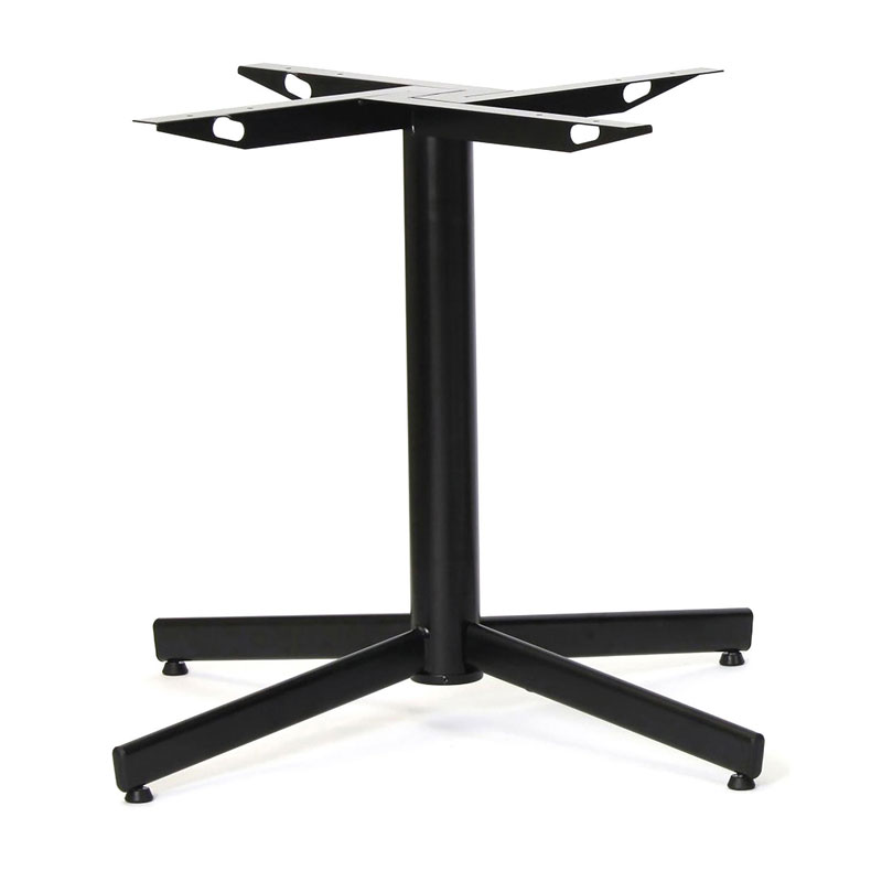 STABLE TABLE CLASSIC selbststabilisierendes starres Tischgestell in Schwarz mit vier Standfüßen