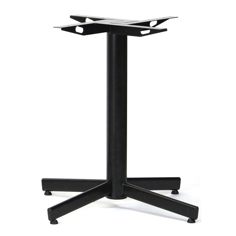 STABLE TABLE CLASSIC selbststabilisierendes starres Tischgestell in Schwarz mit vier Standfüßen