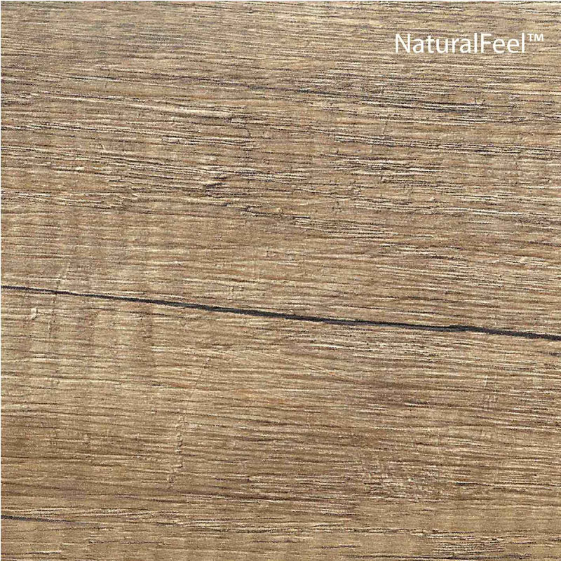 StableTable® OnTop™ Kompakttischplatte im Dekor Vintage Wood mit natürlicher brauner Holzmaserung