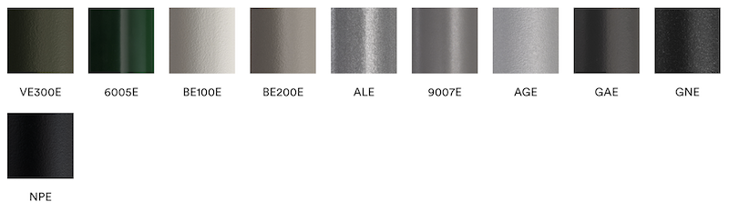 Lieferfarben (2) für Modell Nolita von Pedrali