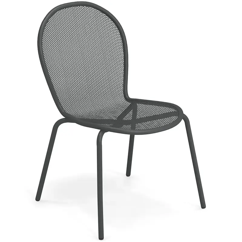 Emu Ronda 111 Stapelstuhl Antik-eisen (22) - Hantermann - Der Hotelausstatter Emu Ronda 111 Stapelstuhl Antik-eisen (22) – ergonomischer Gartenstuhl, stapelbar, perfekt für Hotels, Restaurant, Terrassen und Außenbereiche