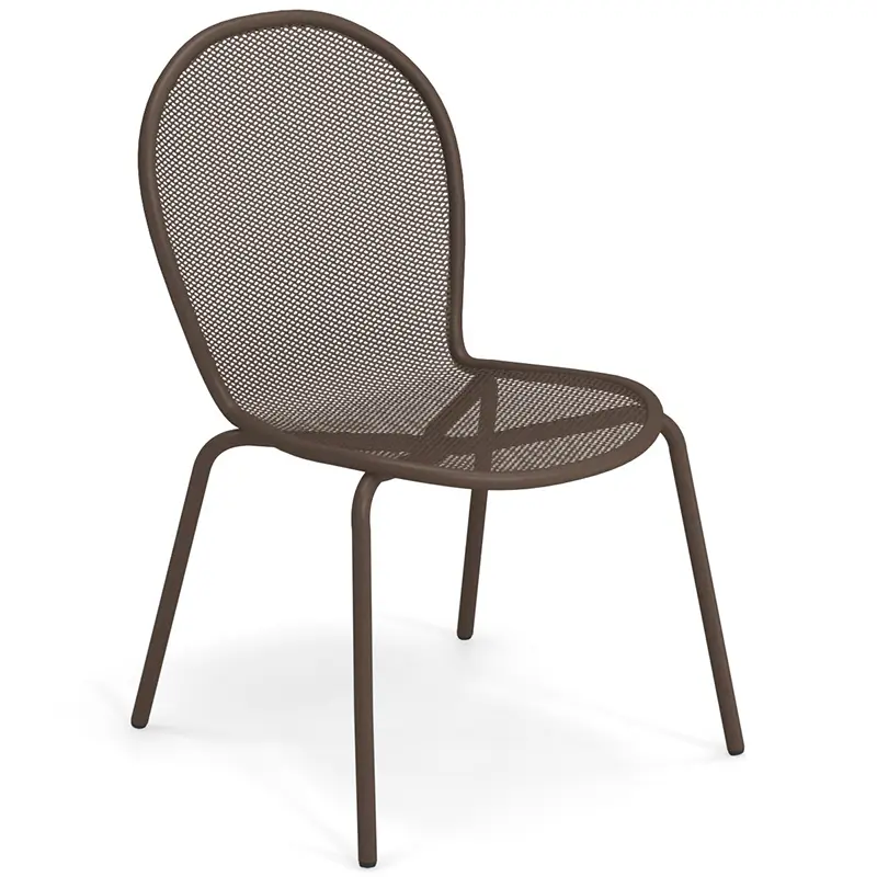 Emu Ronda 111 Stapelstuhl indisch-braun (41) - Hantermann - Der Hotelausstatter Emu Ronda 111 Stapelstuhl indisch-braun (41) – ergonomischer Gartenstuhl, stapelbar, perfekt für Hotels, Restaurant, Terrassen und Außenbereiche