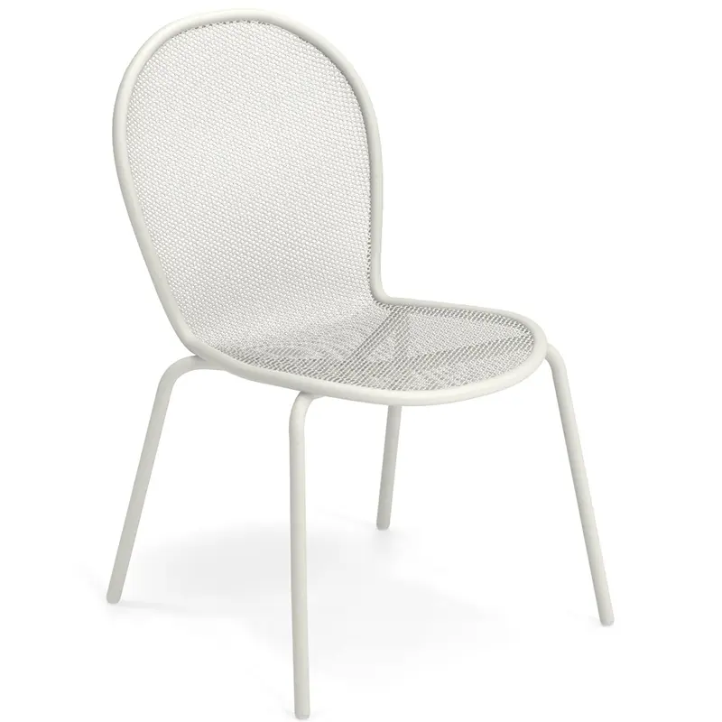 Emu Ronda 111 Stapelstuhl Matt-weiß (23) - Hantermann - Der Hotelausstatter Emu Ronda 111 Stapelstuhl Matt-weiß (23) – ergonomischer Gartenstuhl, stapelbar, perfekt für Hotels, Restaurant, Terrassen und Außenbereiche