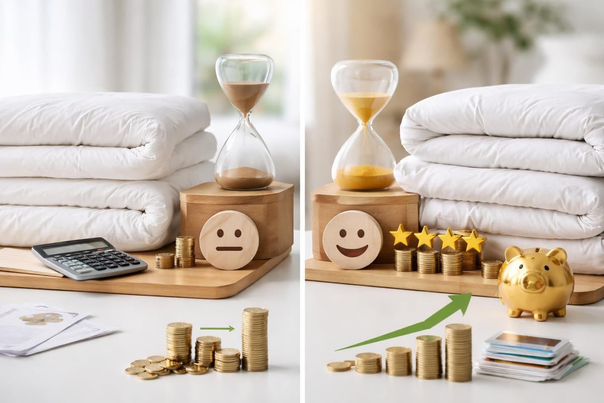 ROI Berechnung Hotelbettdecken