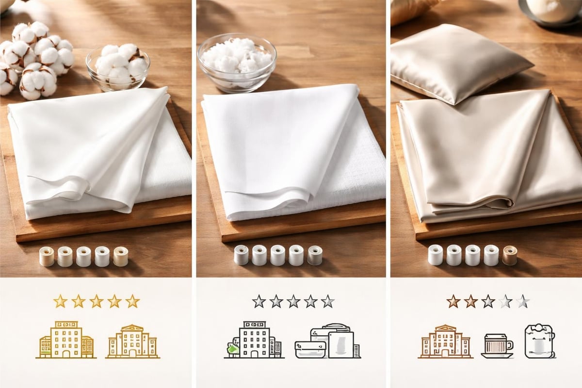 Hotelwäsche Materialvergleich