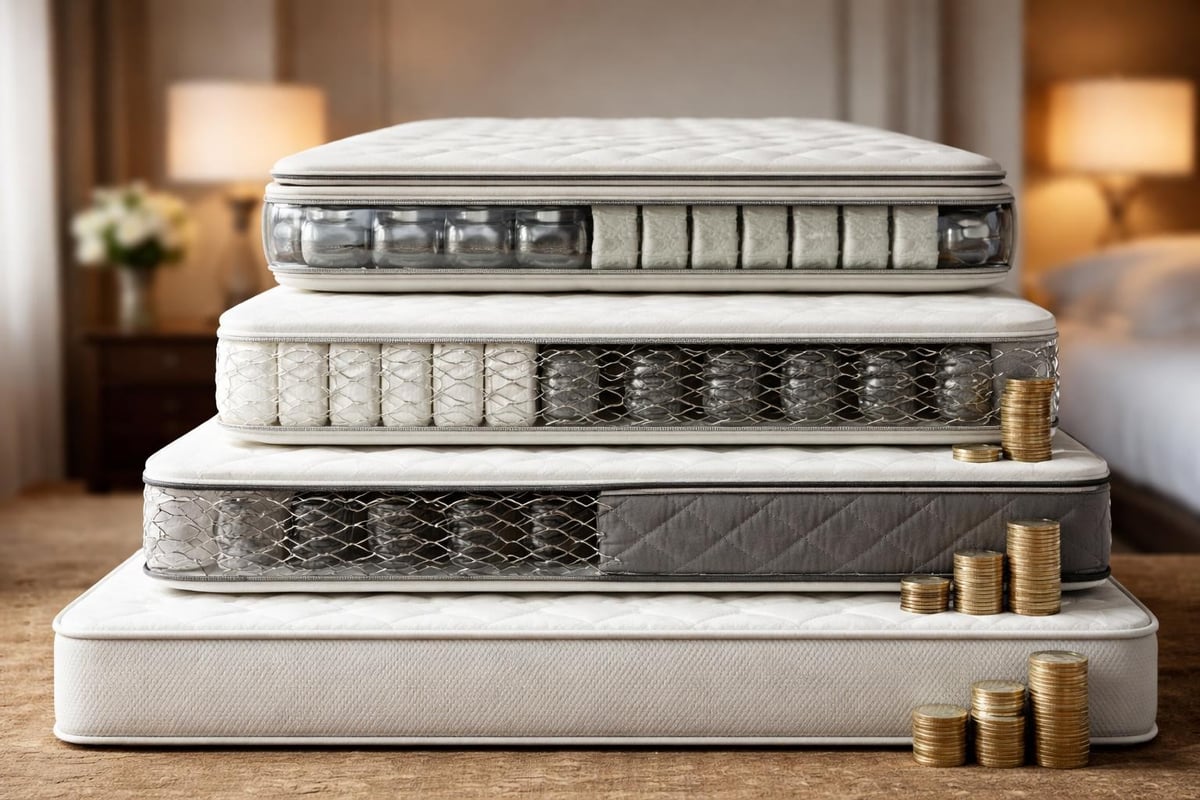 Matratzenqualitätsstufen für Hotels