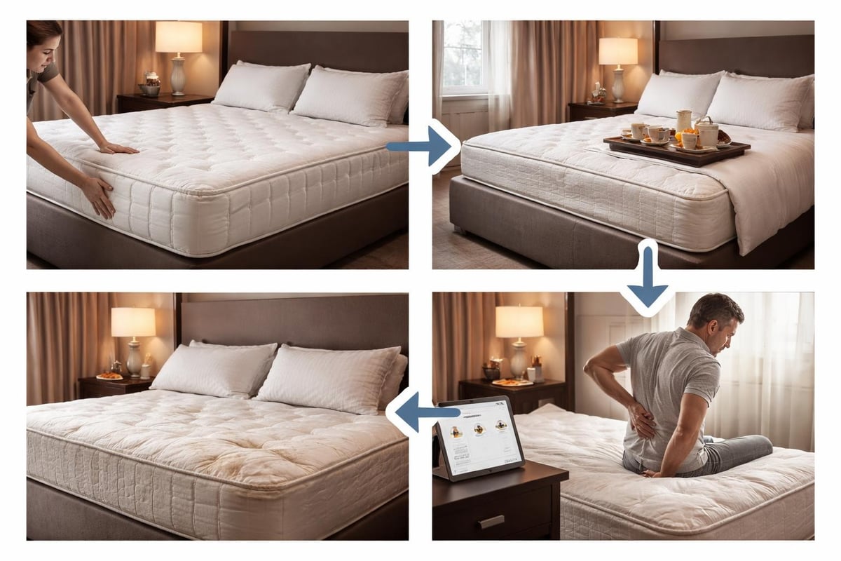 Matratzenlebenszyklus im Hotel