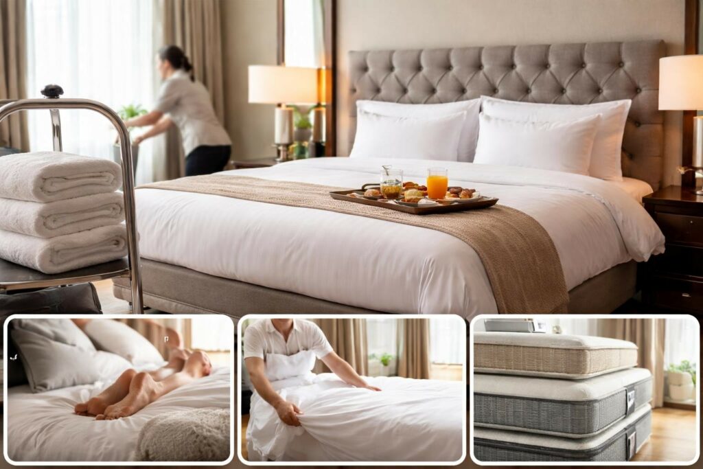 Luxuriöse Boxspringbetten fürs Hotel Premium-Schlafkomfort als Markenzeichen Ihrer Hotelausstattung