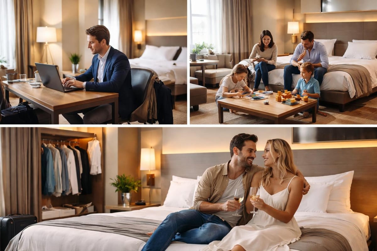Ausgewählte Möbel für Hotelzimmer