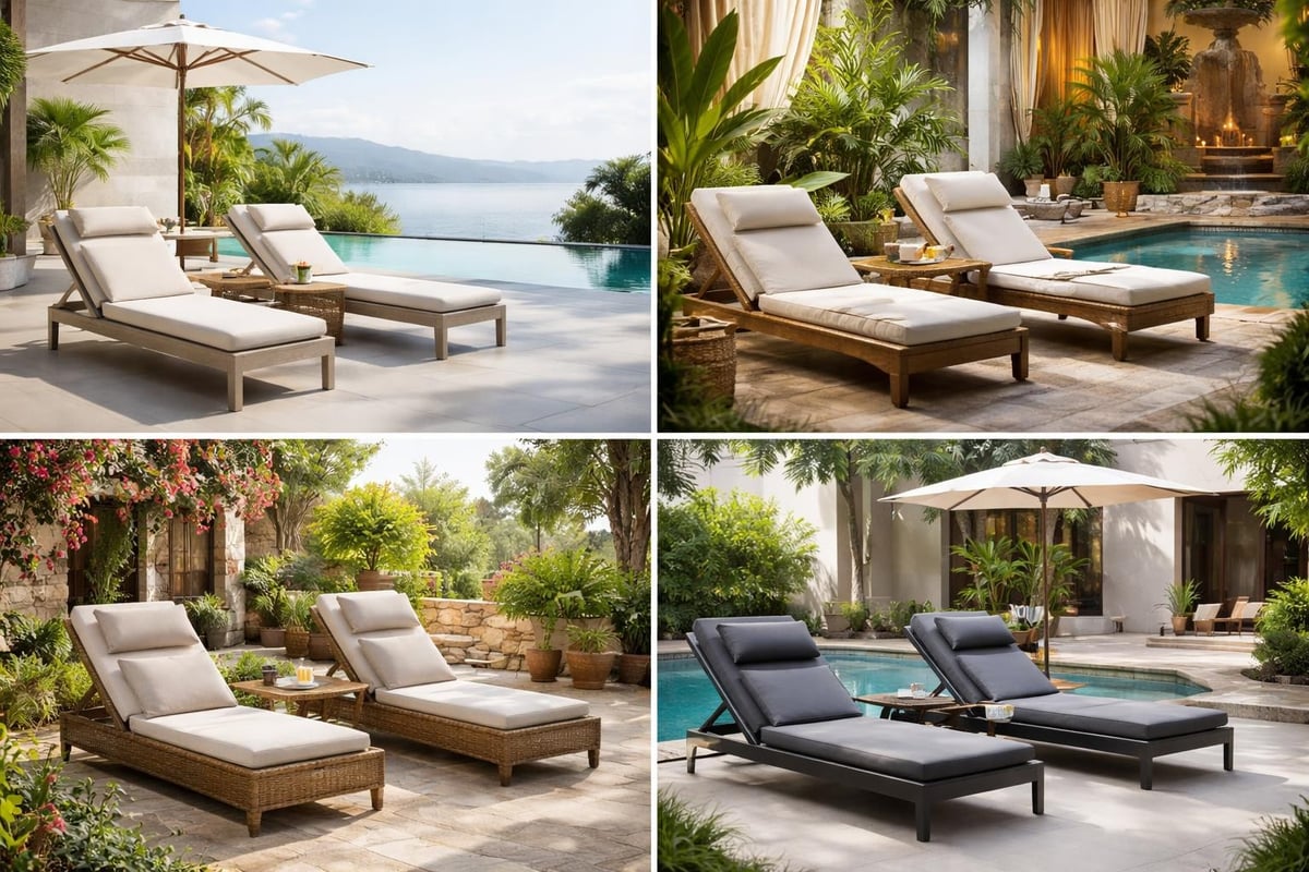 Relaxliegen Designkonzepte