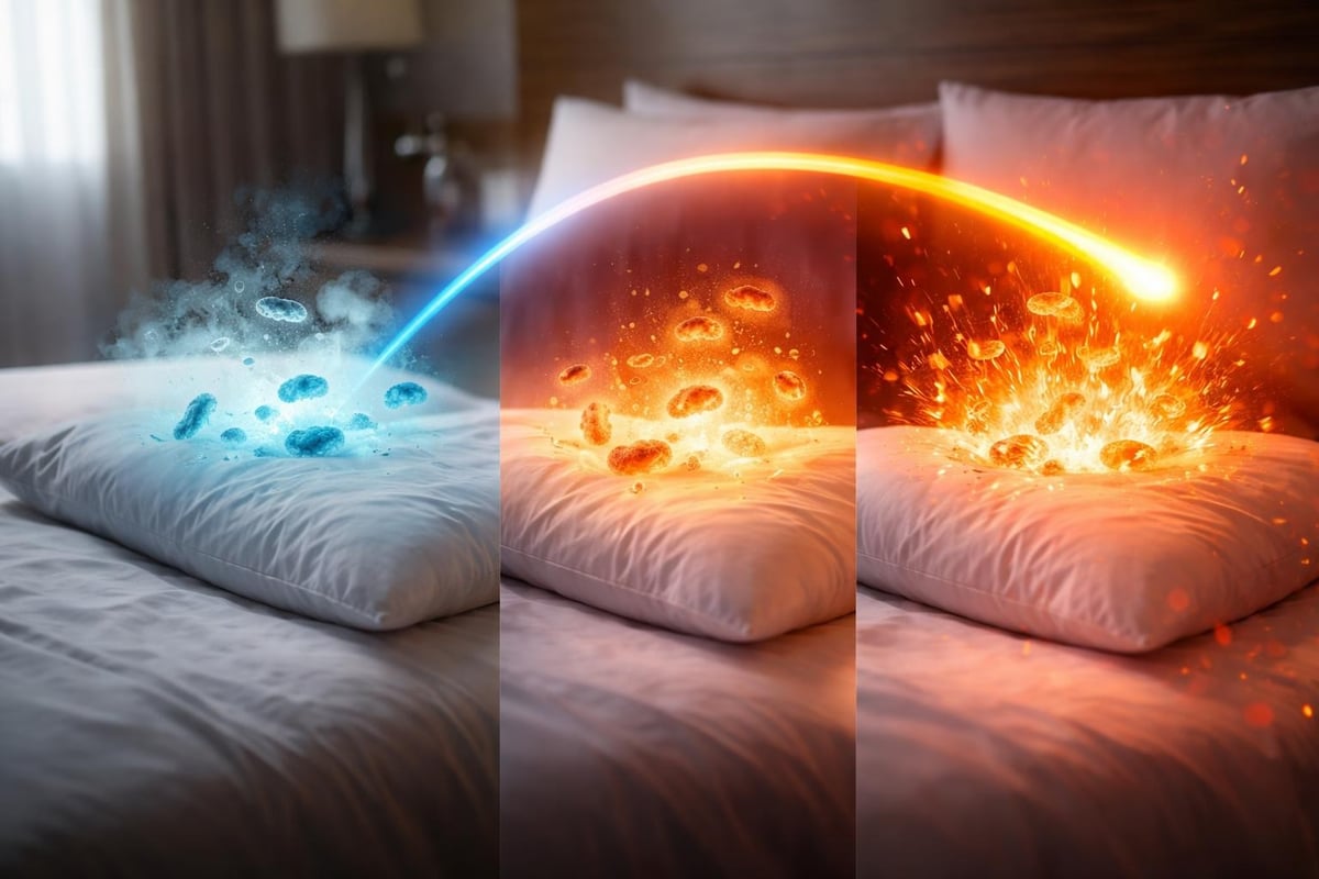 Bakterienelimierung durch Hitze