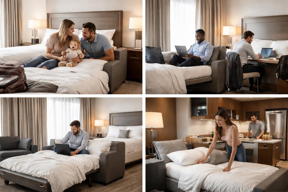 flexible Raumspar-Lösungen für Hotels