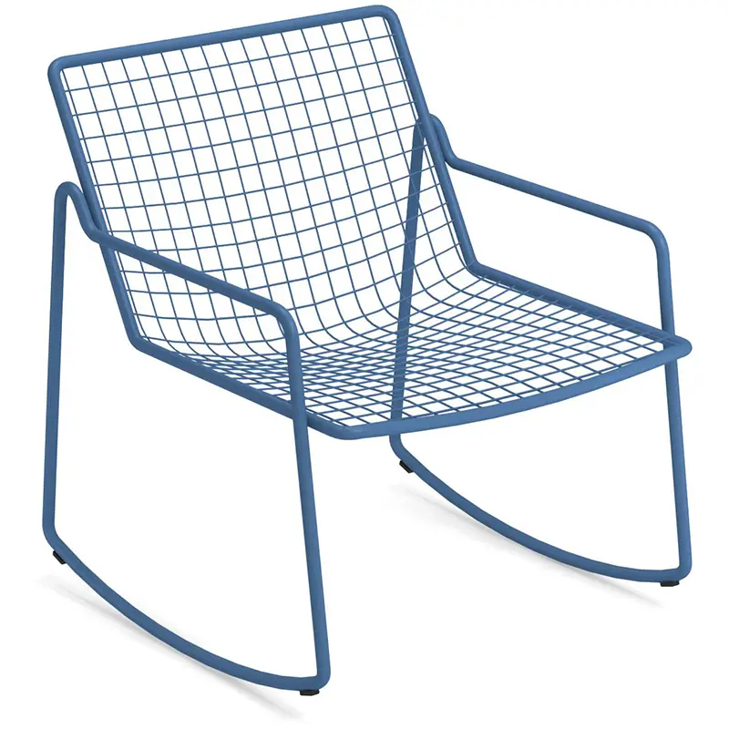 EMU Rio R50 795 Outdoor‑Lounge‑Schaukelsessel aus pulverbeschichtetem, galvanisiertem Stahl mit Rundstahl‑Sitz und Rückenlehne, wetterfest und ergonomisch