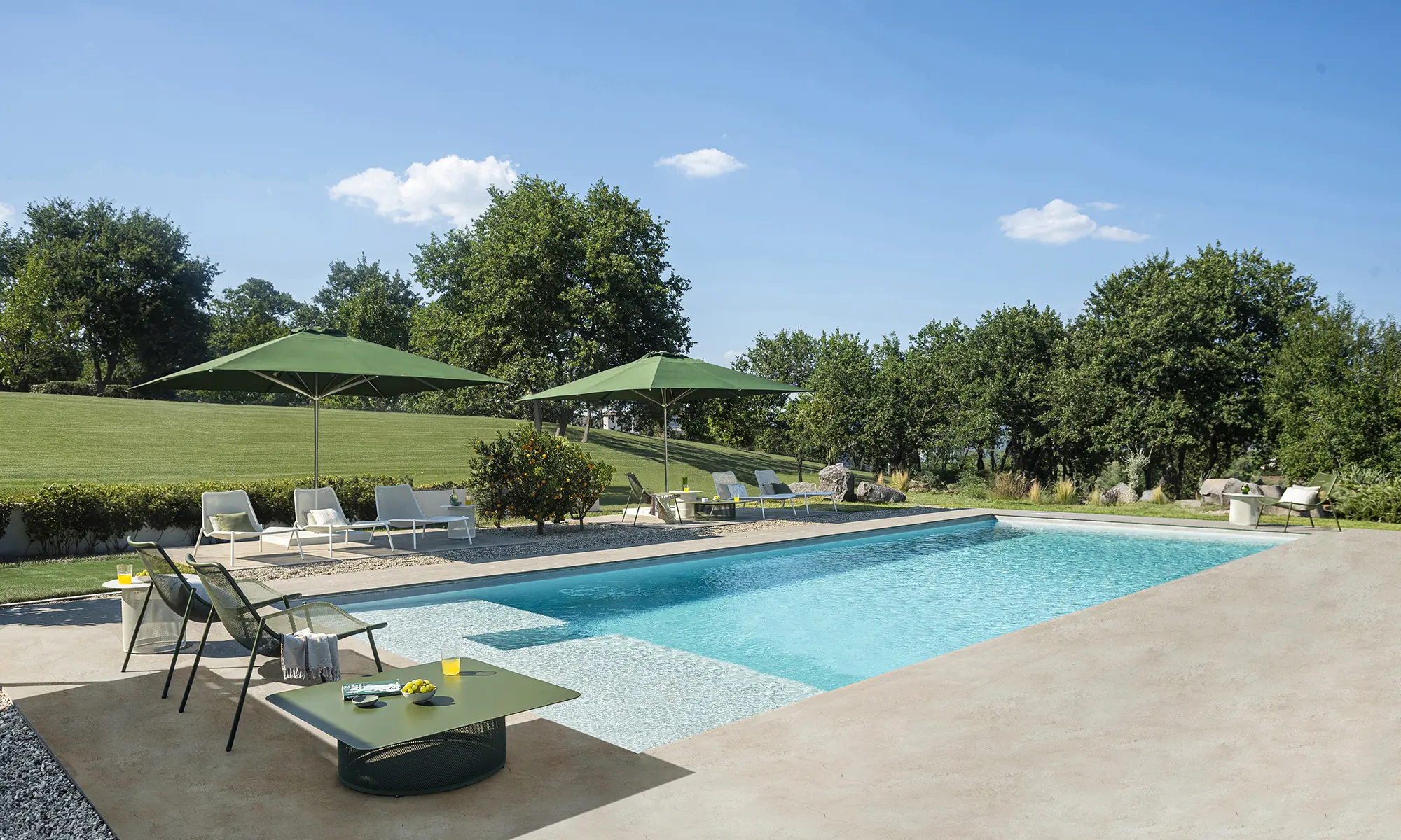 Ergonomische Sonnenliegen für Hotels