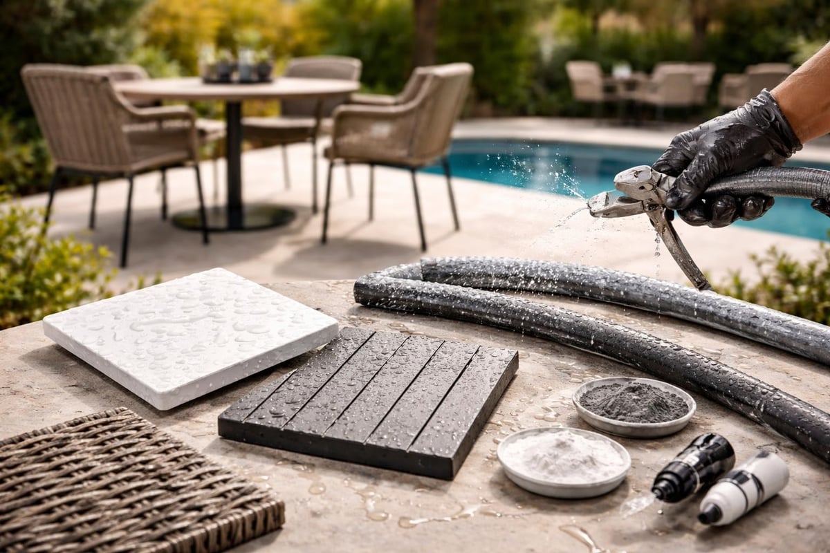 Terrassenmöbel Material