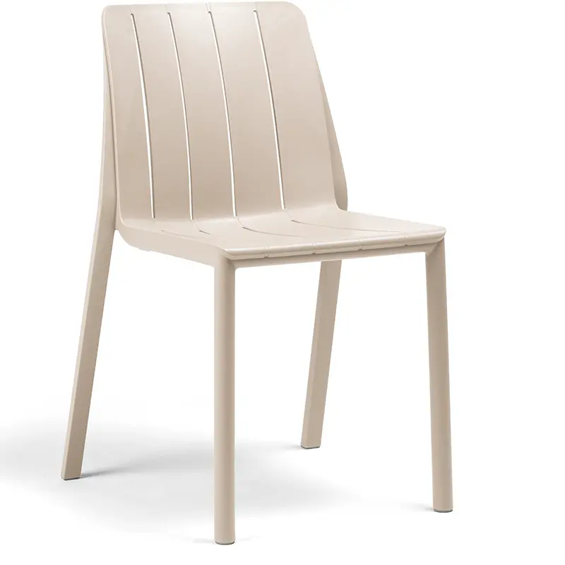 Nardi Tiberina Bistrot – stapelbarer Outdoor-Stuhl in Beige - Hantermann - Der Hotelausstatter Nardi Tiberina Bistrot Stuhl in Beige, stapelbarer Terrassenstuhl für Gastronomie, Hotel und Außenbereich
