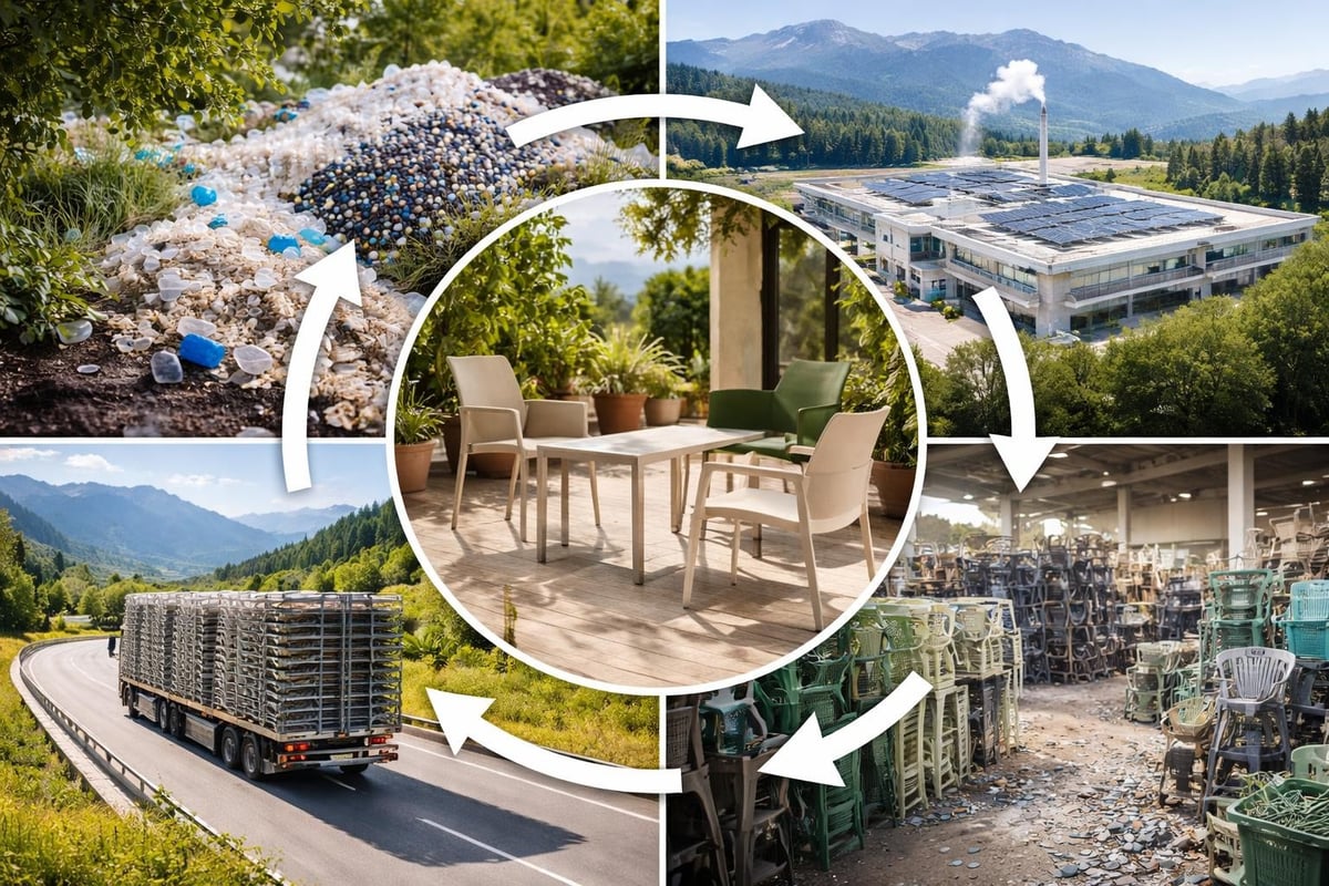 Nachhaltigkeitskreislauf Terrassenmöbel