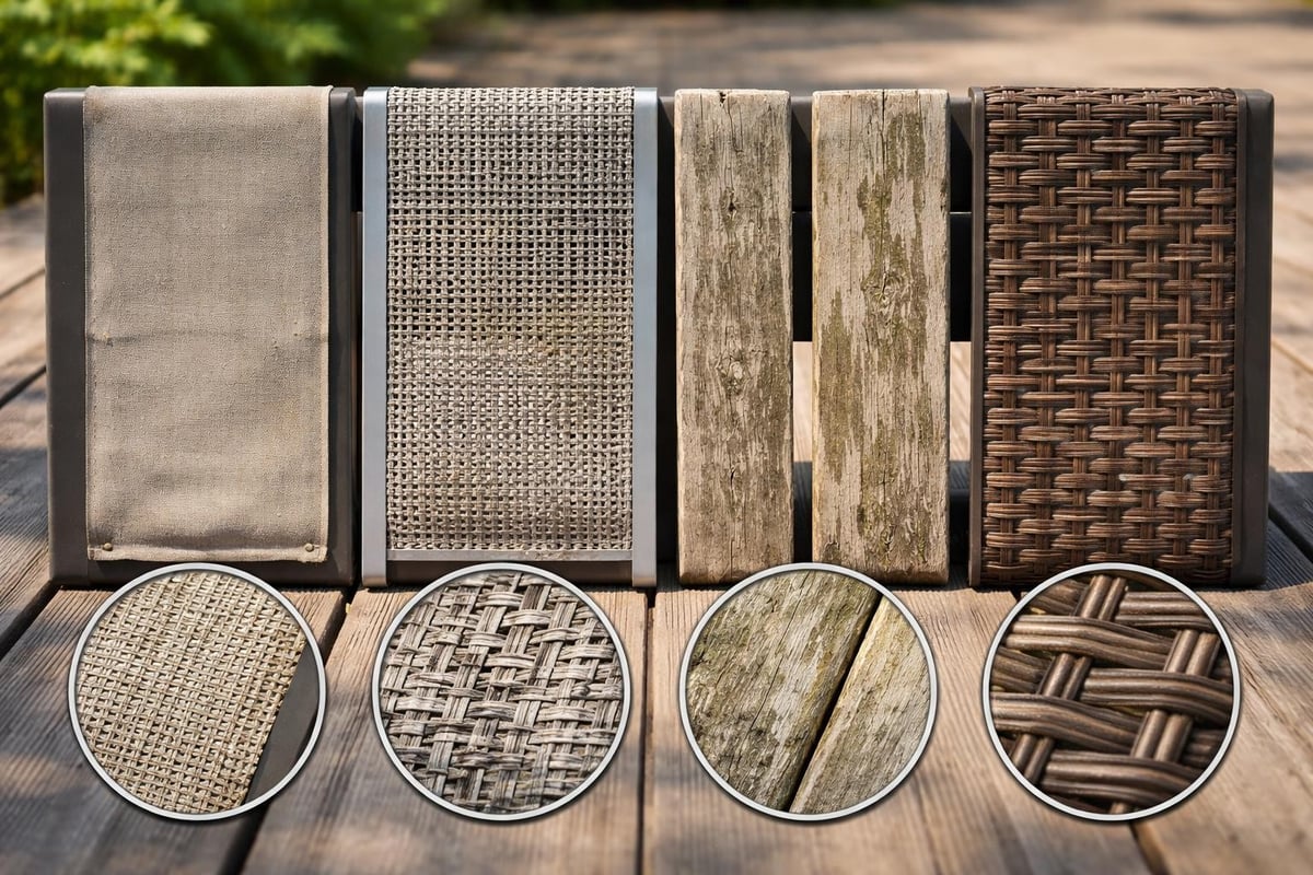 Outdoor-Materialvergleich