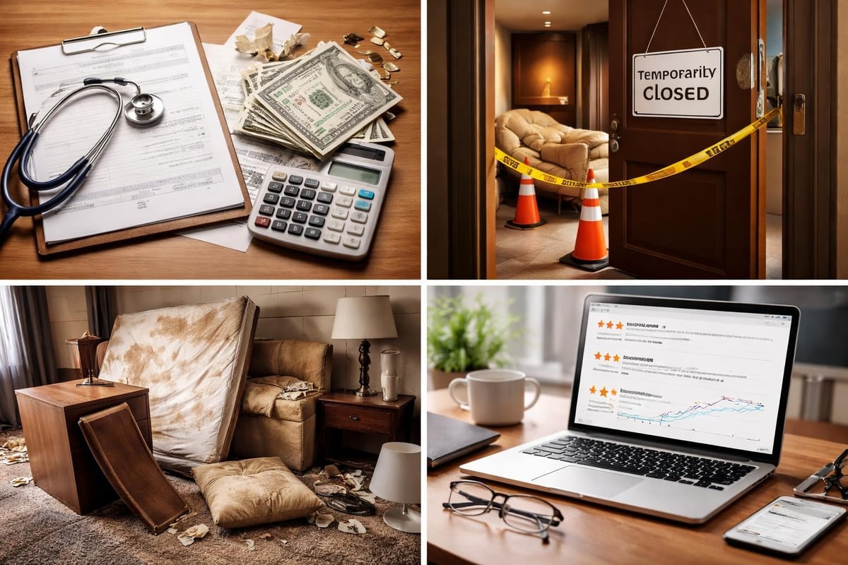 Kostenanalyse bzgl. Wanzenbefall im Hotel