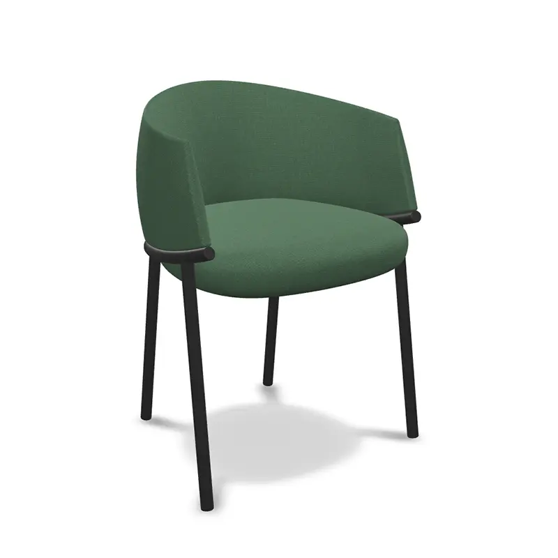 Koala Loungesessel 2909 von SCAB mit gepolsterter Sitzschale für moderne Lounge- und Wohnbereiche