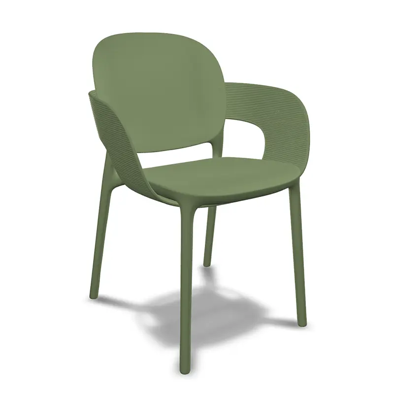 HUG 2382 Armlehnstuhl von SCAB aus recyceltem Technopolymer für komfortables Sitzen innen und außen