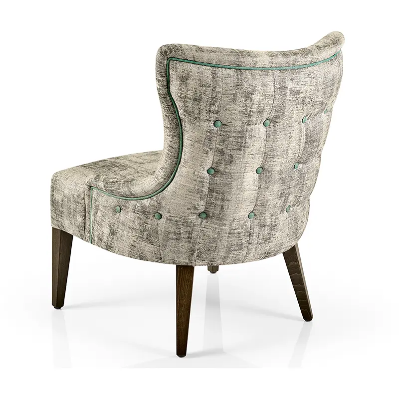 Hanna Sessel/Lounge von JMS – komfortabler Loungesessel mit hoher Rückenlehne und eleganter Polsterung - Hantermann - Der Hotelausstatter Hanna Sessel/Lounge von JMS mit hoher Rückenlehne, strukturiertem Bezug und Holzbeinen für Hotel und Gastronomie