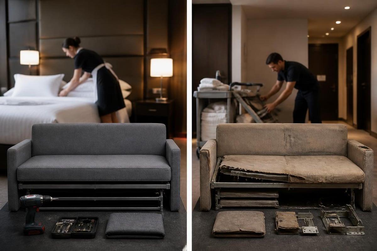 Versteckte Kosten Billig-Schlafsofas