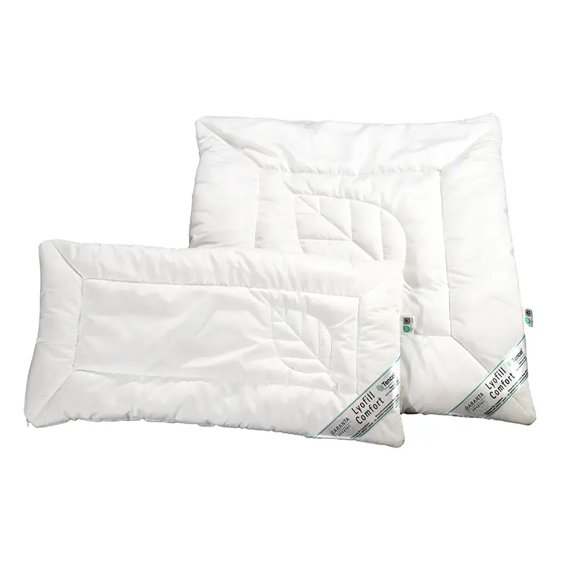Lyofil Comfort Kissenbezug mit TENCEL™ – nachhaltiger Steppbezug für Kopfkissen - Hantermann - Der Hotelausstatter Lyofil Comfort Kissenbezug mit nachhaltiger TENCEL™-Steppung für Kopfkissen in Weiß