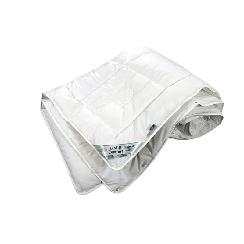 Lyofil Comfort Kombi Bettdecke mit TENCEL™ – nachhaltige Kombidecke für flexible Wärme - Hantermann - Der Hotelausstatter Lyofil Comfort Kombi Bettdecke mit TENCEL™ und Druckknöpfen zur Verbindung der Deckenlagen