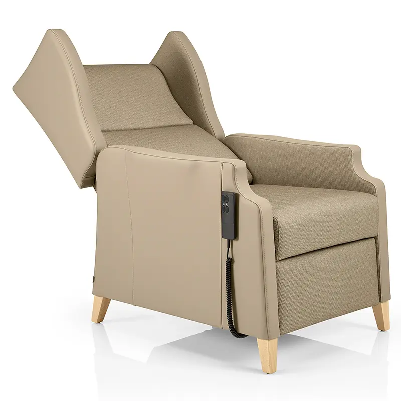 Janelle Relax-Sessel SG1003 RL/EL by JMS – elektrischer Hochlehnsessel mit Ohrenbacken für Senioren & Pflege - Hantermann - Der Hotelausstatter Janelle Relax-Sessel SG1003 RL/EL by JMS mit hoher Ohrenlehne, Armlehnen und elektrischer Verstellung
